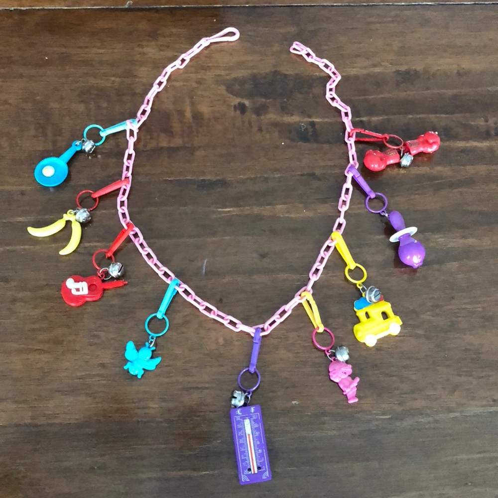 Vintage 80s plastic charms